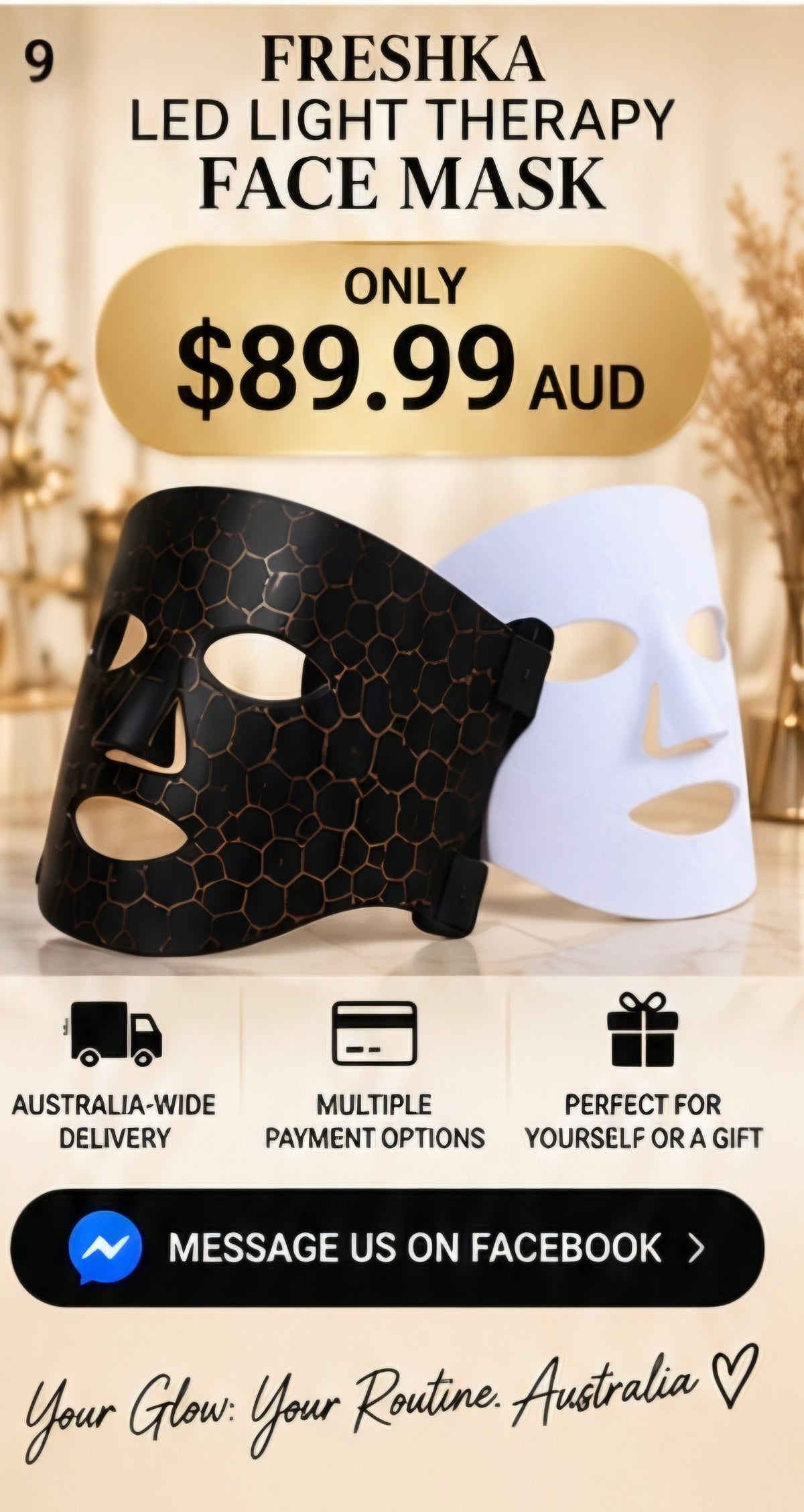 LED Light Therapy Face Mask